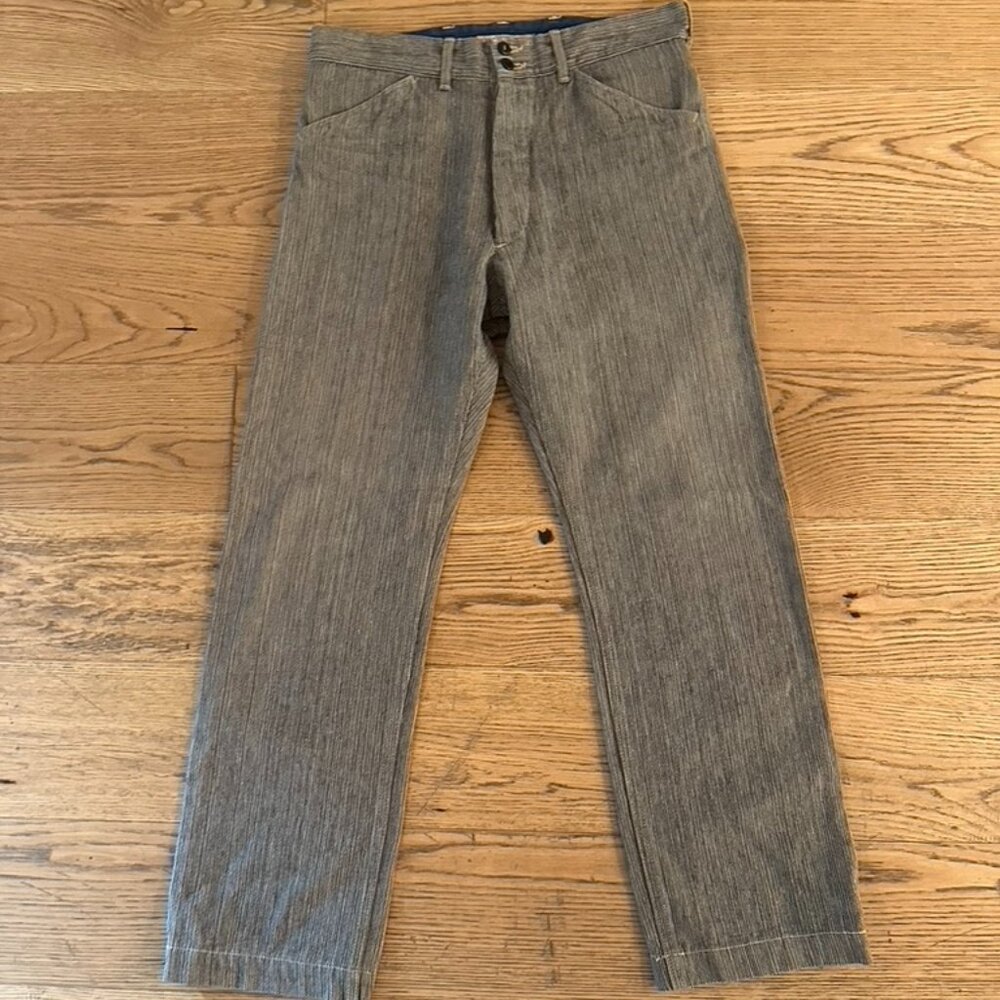 Mister Freedom Gray Canvas Trouser Sugar Cane